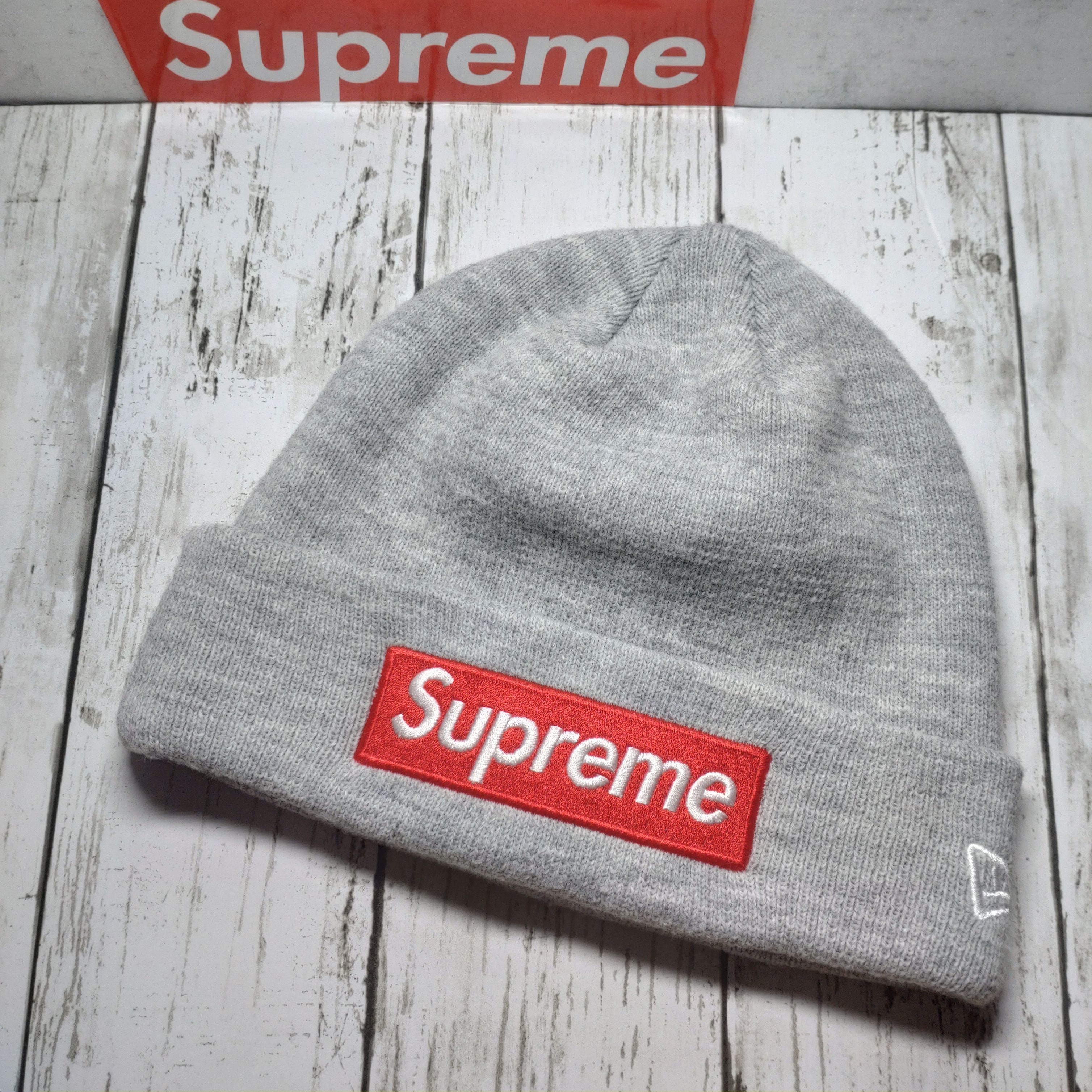 Supreme Box Logo Beanie "Grey" (18FW)