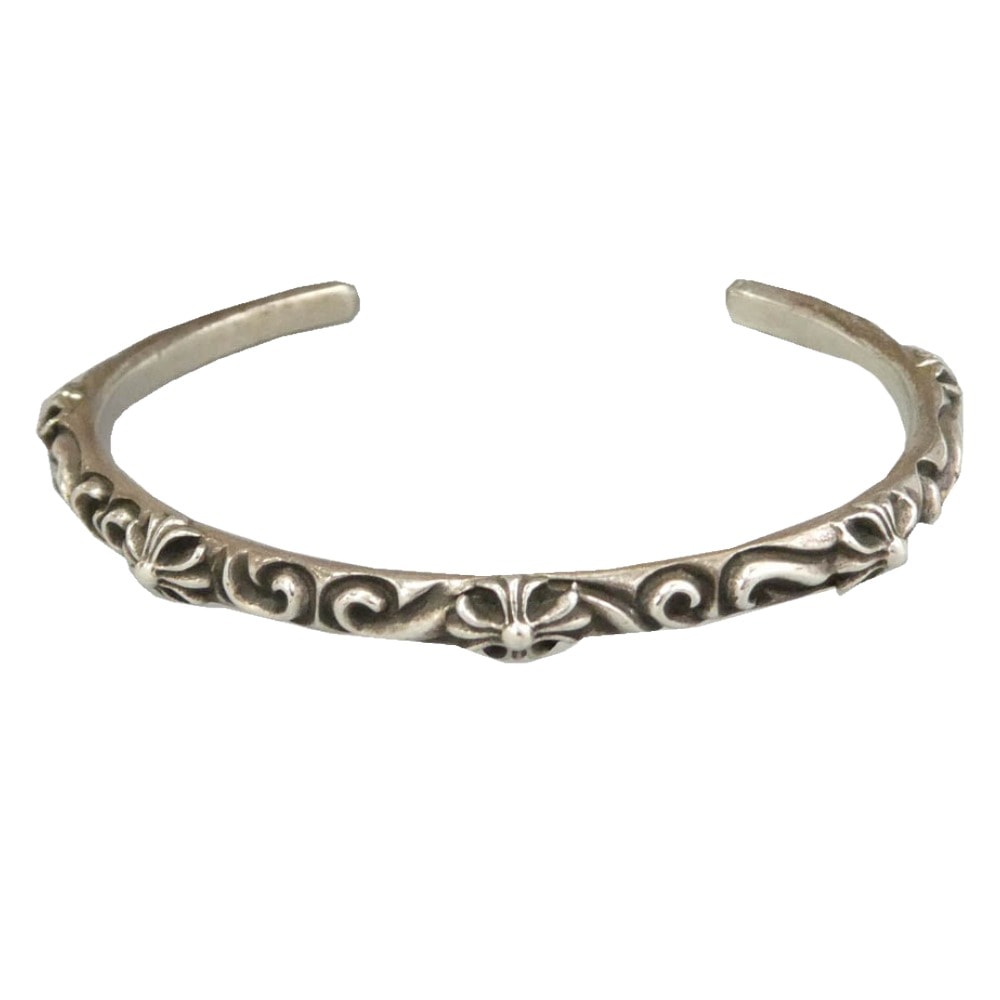 CHROME HEARTS クロムハーツ(原本有) BANGLE SBT バンド バングル ブレスレット シルバー系【中古】
