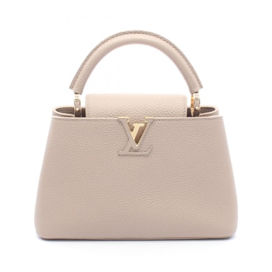 ルイ・ヴィトン LOUIS VUITTON カプシーヌBB ハンドバッグ バッグ レザー トリヨンレザー トリヨンレザー ガレ レディース ベージュ系 M94634 【中古】