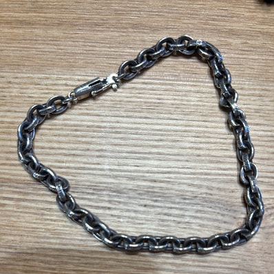 Chrome Hearts Paper Chain Bracelet "Silver"
