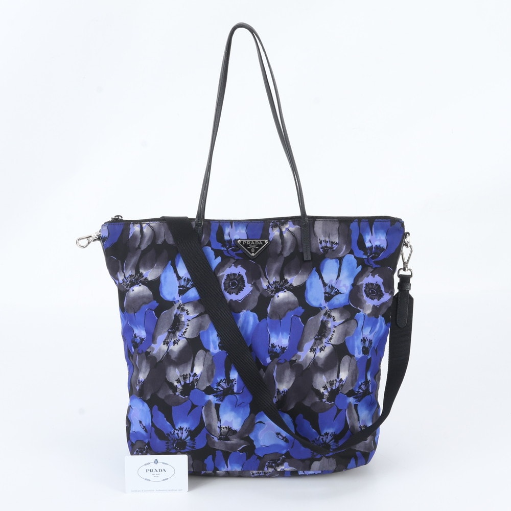 ■美品 プラダ テスート ナイロントライアングルロゴ 1BG189