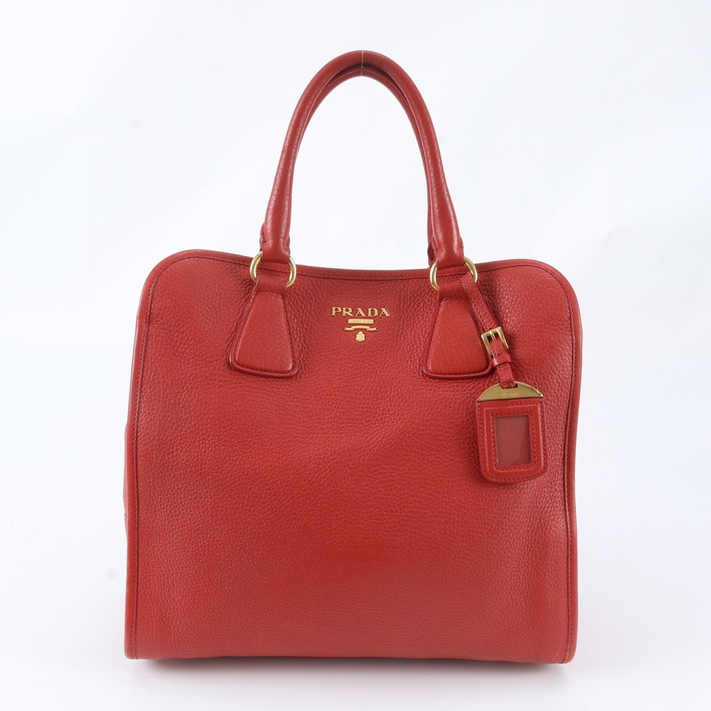 ■美品 プラダ ヴィッテロ ダイノトート バッグ レザー