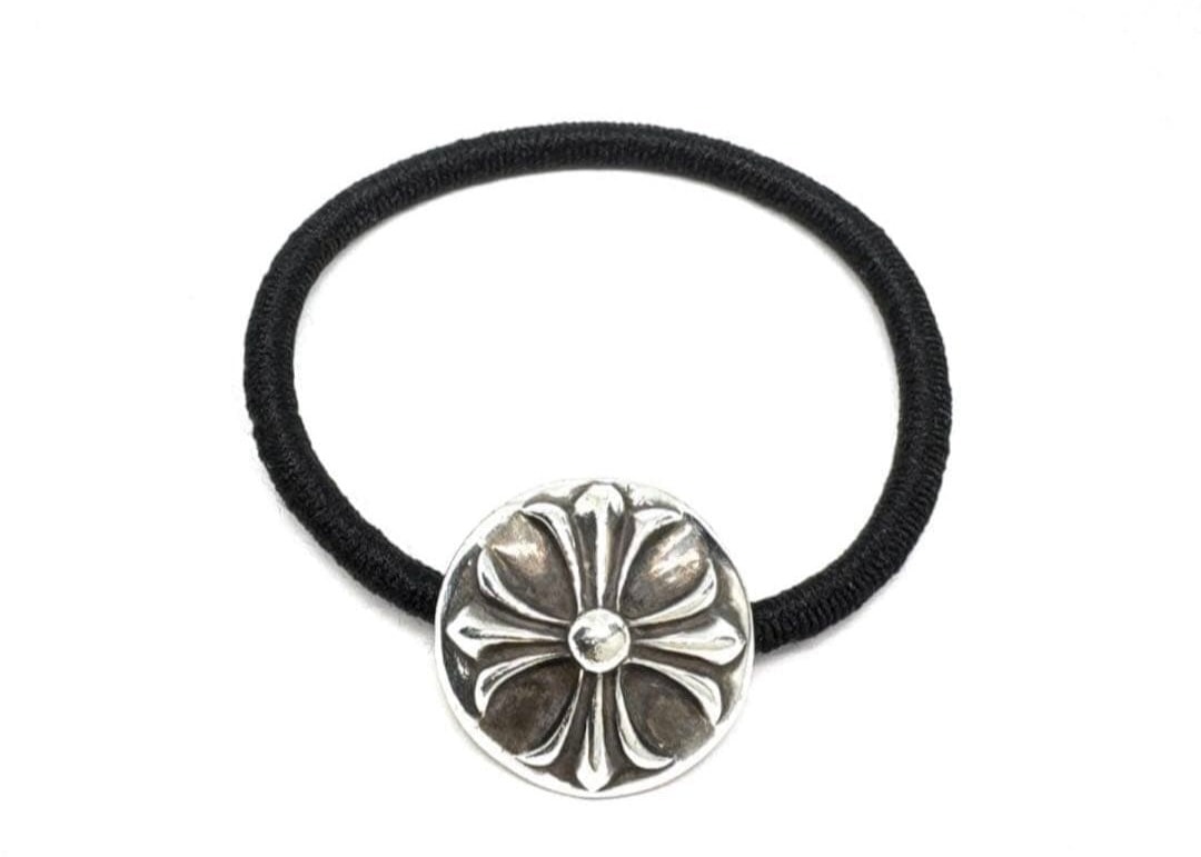 Chrome Hearts Cross Ball Hair Band "Black"
