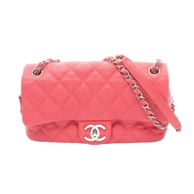シャネル CHANEL マトラッセ ショルダーバッグ バッグ キャビアスキン(グレインドカーフ) レディース ピンク系 【中古】