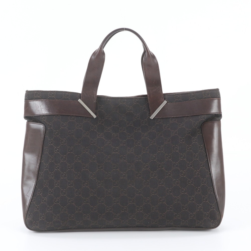 ■美品 グッチ GGキャンバス 73982 トート バッグ