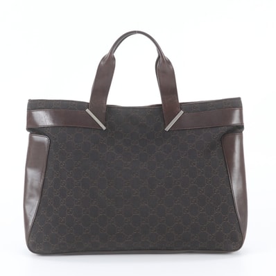 ■美品 グッチ GGキャンバス 73982 トート バッグ