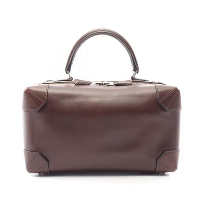 エルメス HERMES マキシボックス29 ハンドバッグ バッグ レザー ヴォーバトラー ハバナ □R刻印(2014年製造) レディース ブラウン系 【中古】