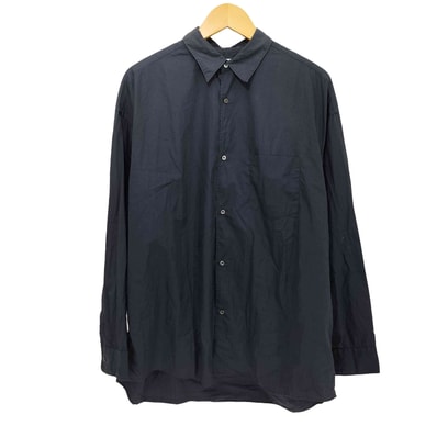 Broad L/S Oversized Regular Collar Shirt【1143646125566】