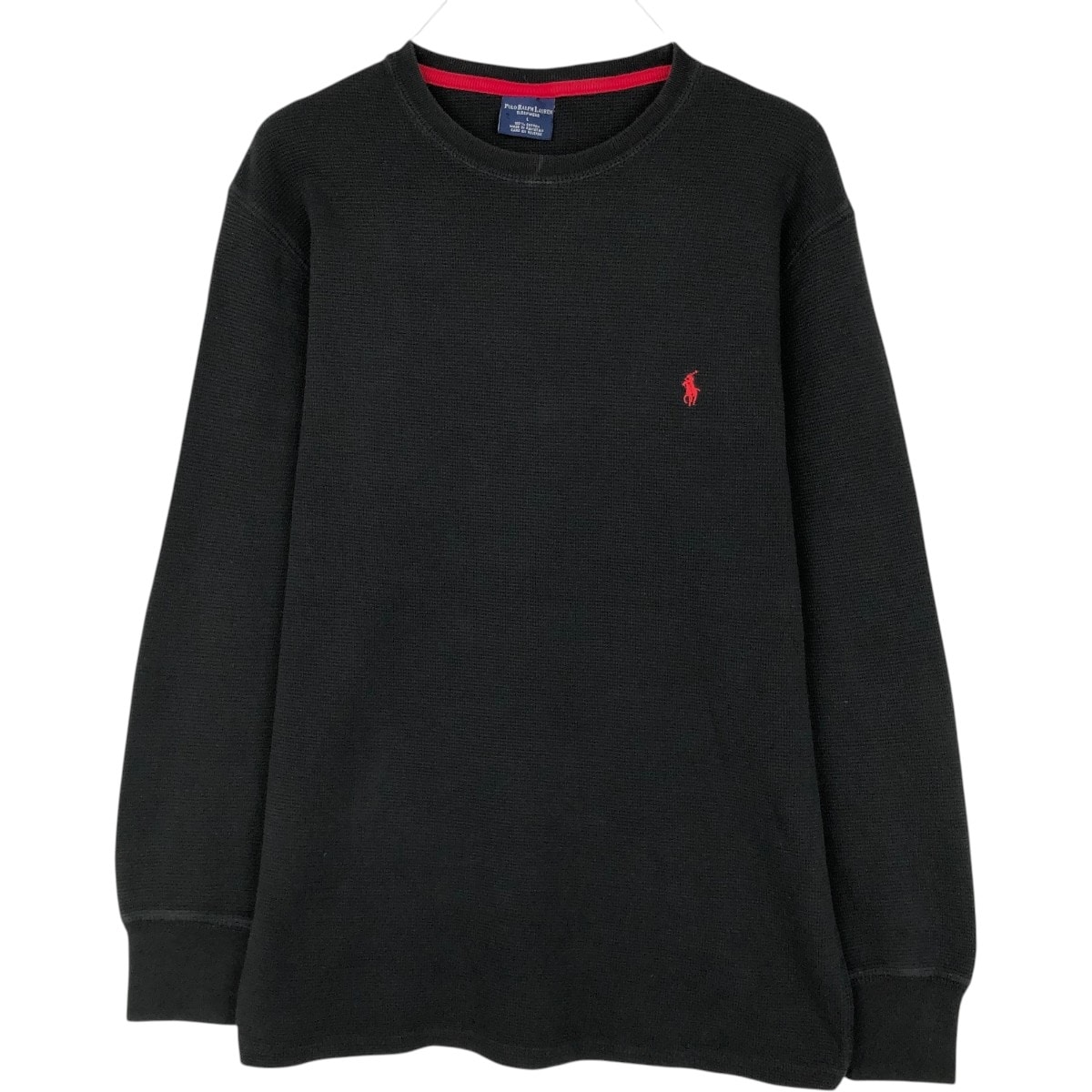 古着 ラルフローレン Ralph Lauren POLO RALPH LAUREN SLEEPWEAR サーマルロンT ワッフル メンズL相当/eaa660283