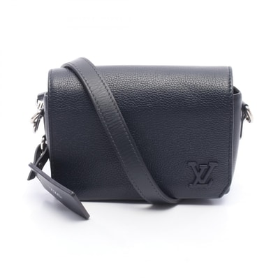 ルイ・ヴィトン LOUIS VUITTON LVアエログラム ファストライン ウェアブル ウォレット ブルーマリーヌ ショルダーバッグ バッグ レザー メンズ ネイビー系 M11483 【中古】