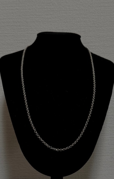 Chrome Hearts Roll Chain Necklace "Silver"