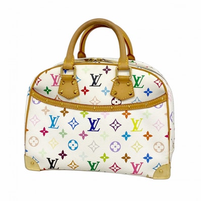 【6dc3100-k】ルイヴィトン ハンドバッグ モノグラム・マルチカラー トゥルーヴィル M92663 ブロン【中古】レディース