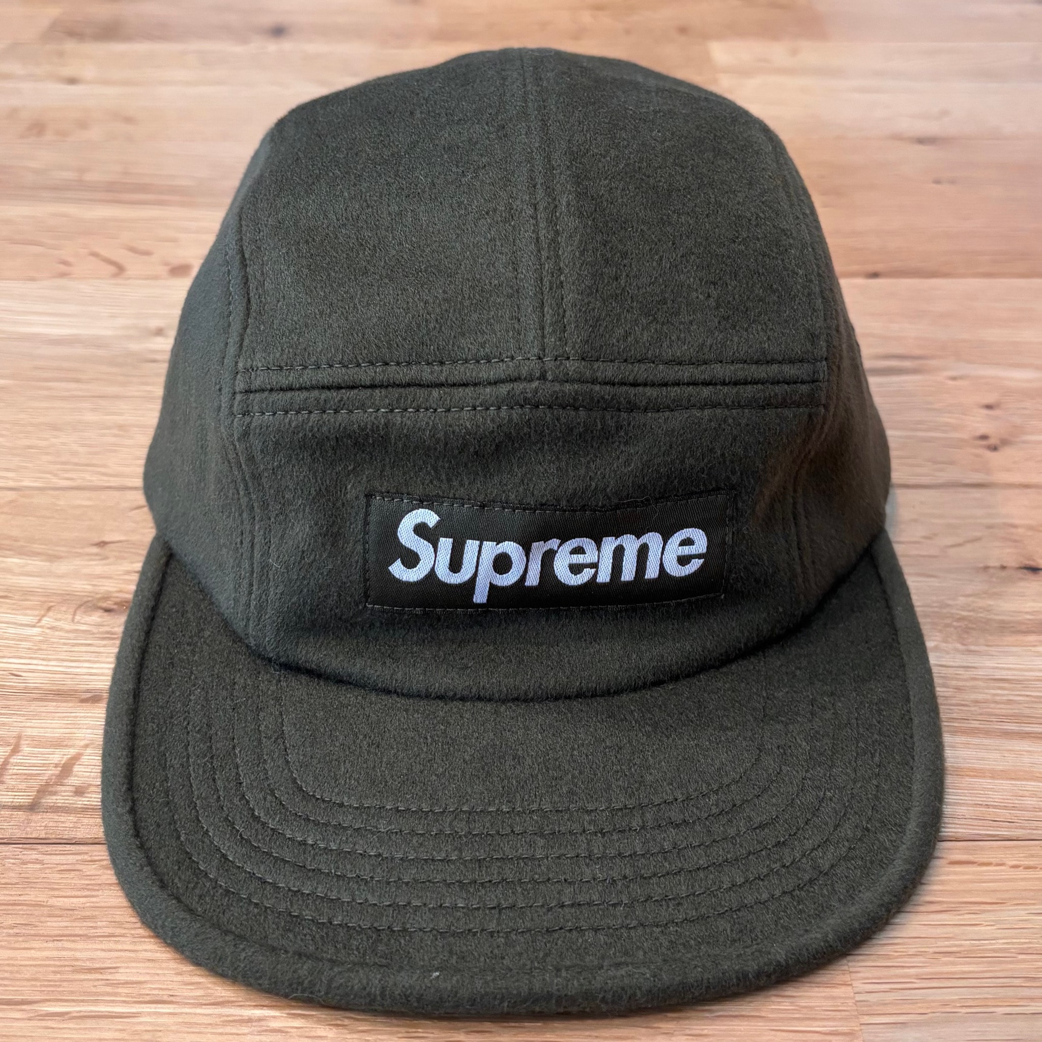 Supreme Wool Camp Cap "Olive" (24FW)