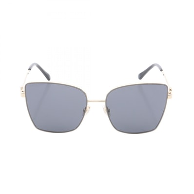 ジミーチュウ JIMMY CHOO VELLA/S サングラス 衣料品 GP レディース ブラック系 / ゴールド系 【中古】