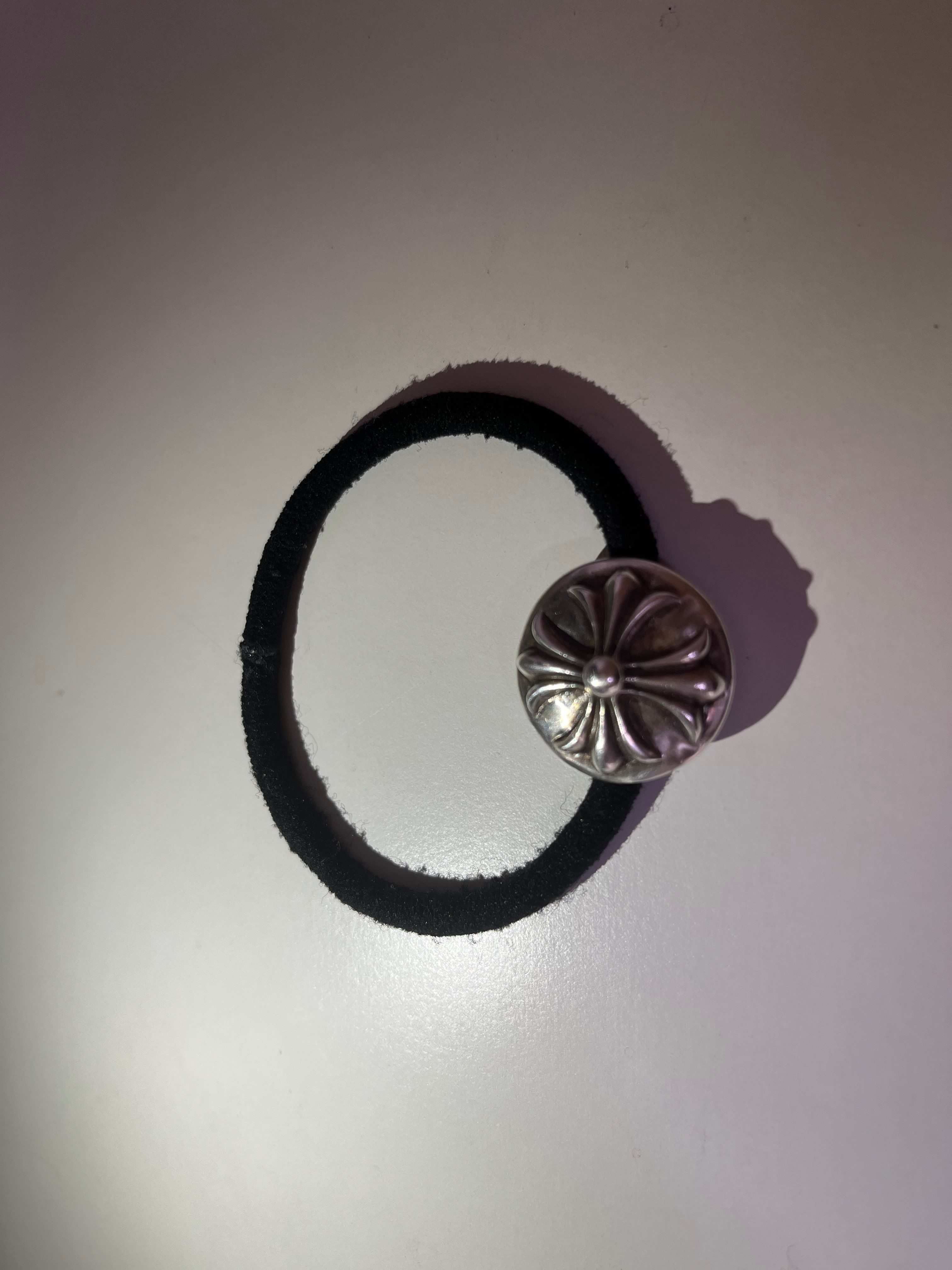 Chrome Hearts Hair Band # 2 Cross Bracelet "Black"