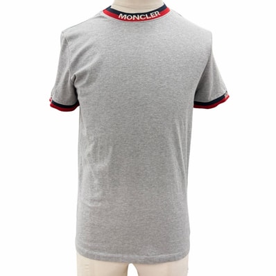 美品 モンクレール 半袖Tシャツ MAGLIA T-SHIRT グレー