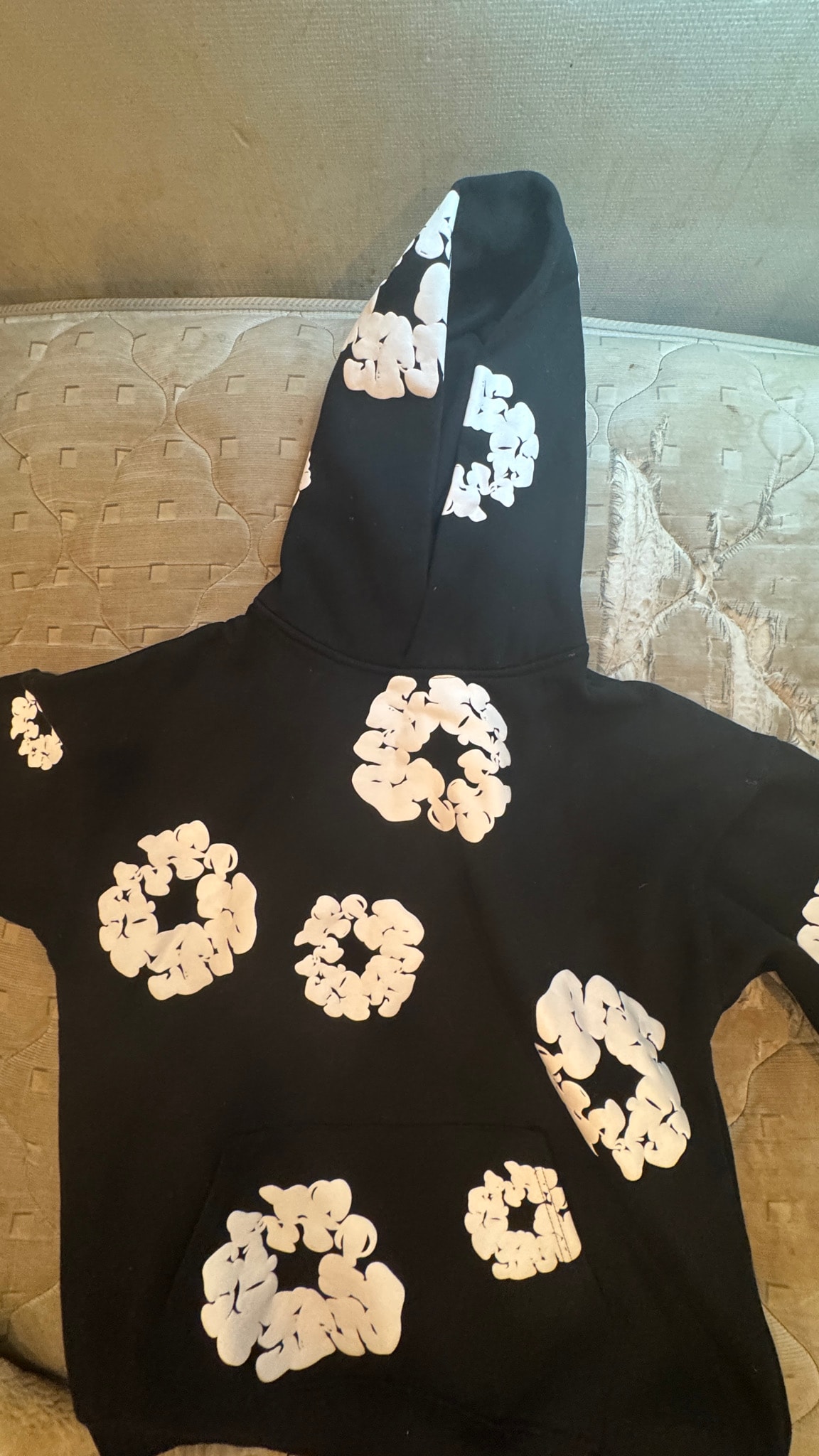 DENIM TEARS Cotton Wreath Hoodie "Black"