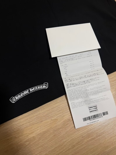 Chrome Hearts Neck Logo S/S T-Shirt "Black/White"
