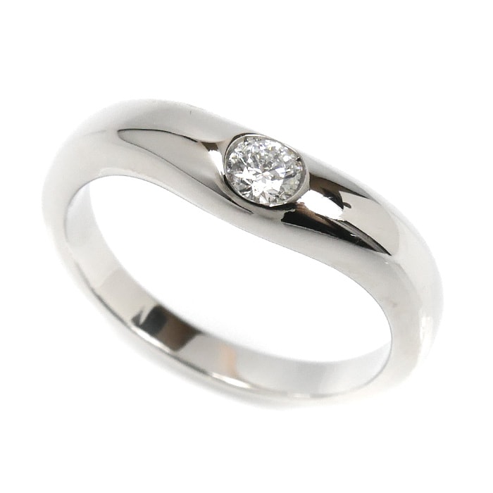 BVLGARI ブルガリ Pt950プラチナ フェディ リング・指輪 ダイヤモンド 8号 5.4g レディース【中古】【美品】