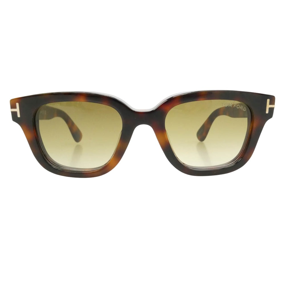 TOM FORD トムフォード TF1274-D ウェリントン アジアンフィット カラーレンズ アイウェア メガネ サングラス ブラウン系 49□20145【極上美品】【中古】