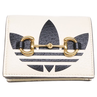 adidas x GUCCI Horsebit Card Case "Off White"