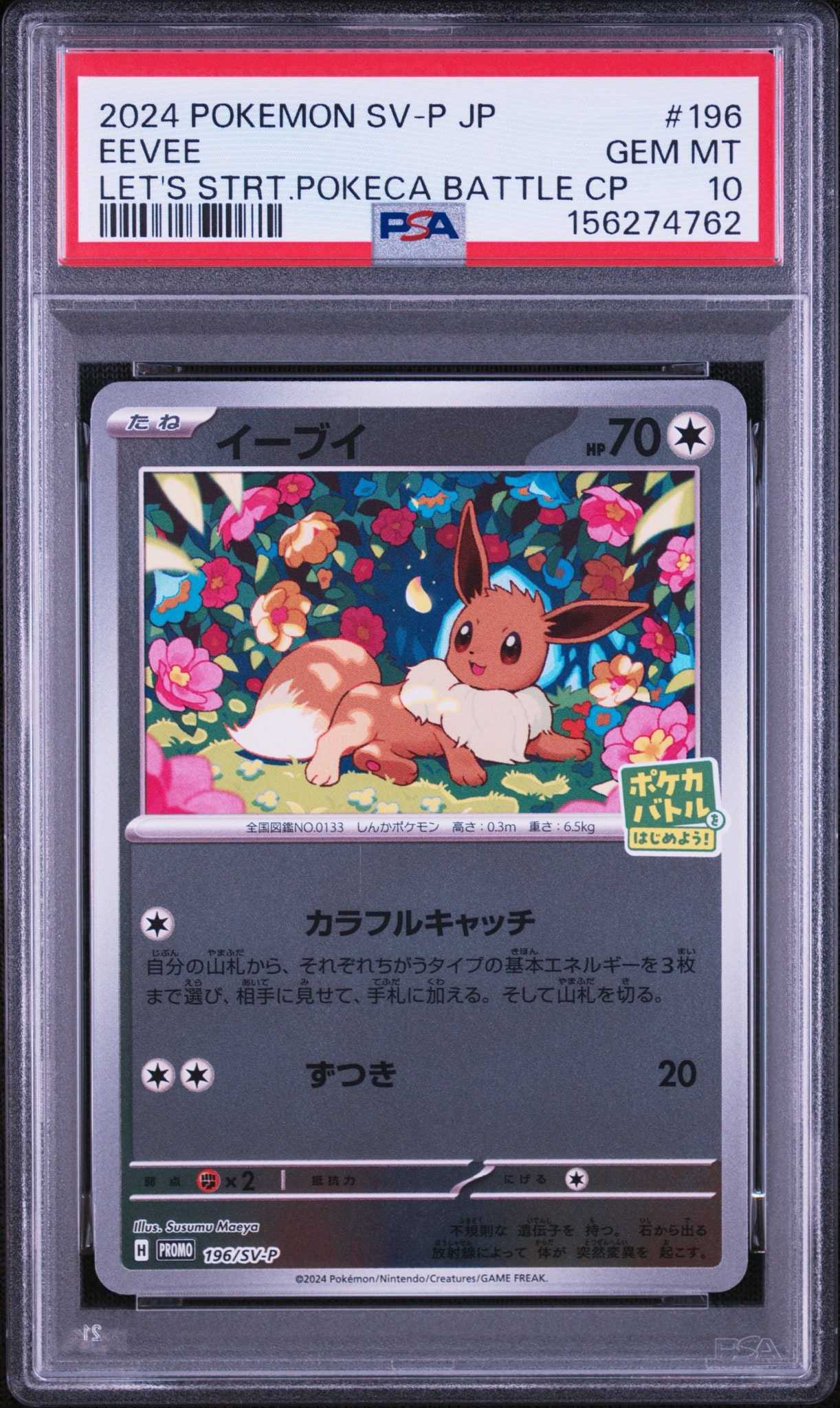 Eevee P [SV-P 196](Promo Card Pack "Let's start a Pokemon battle! campaign")