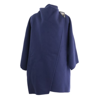 ルイヴィトン 【国内正規/24年製】RW242WB QWE FRMA27 Double Face Drape Front Coat 裏地モノグラム ドレープ 34