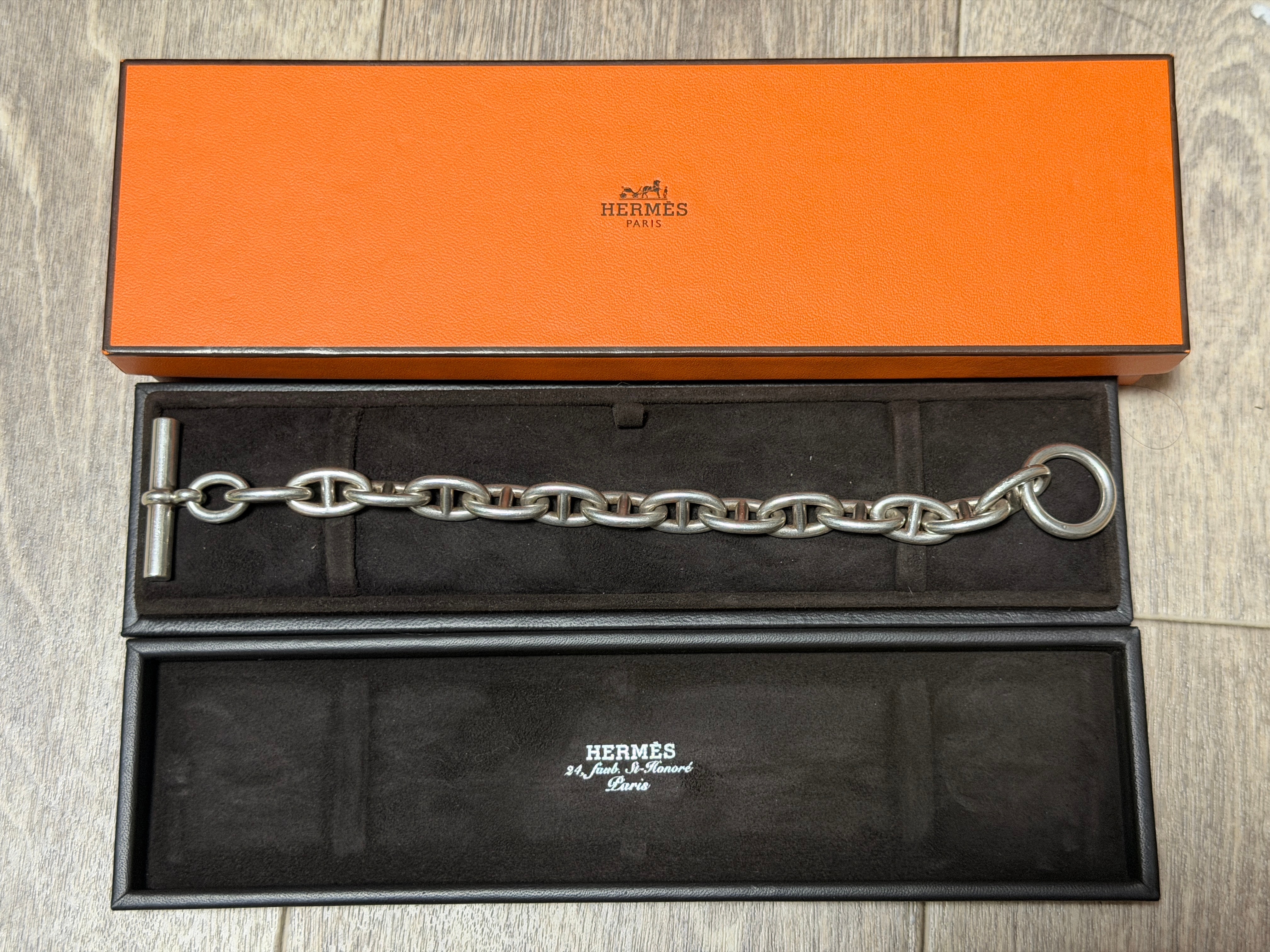 Hermes Chaine D'ancre GM Bracelet "Silver"