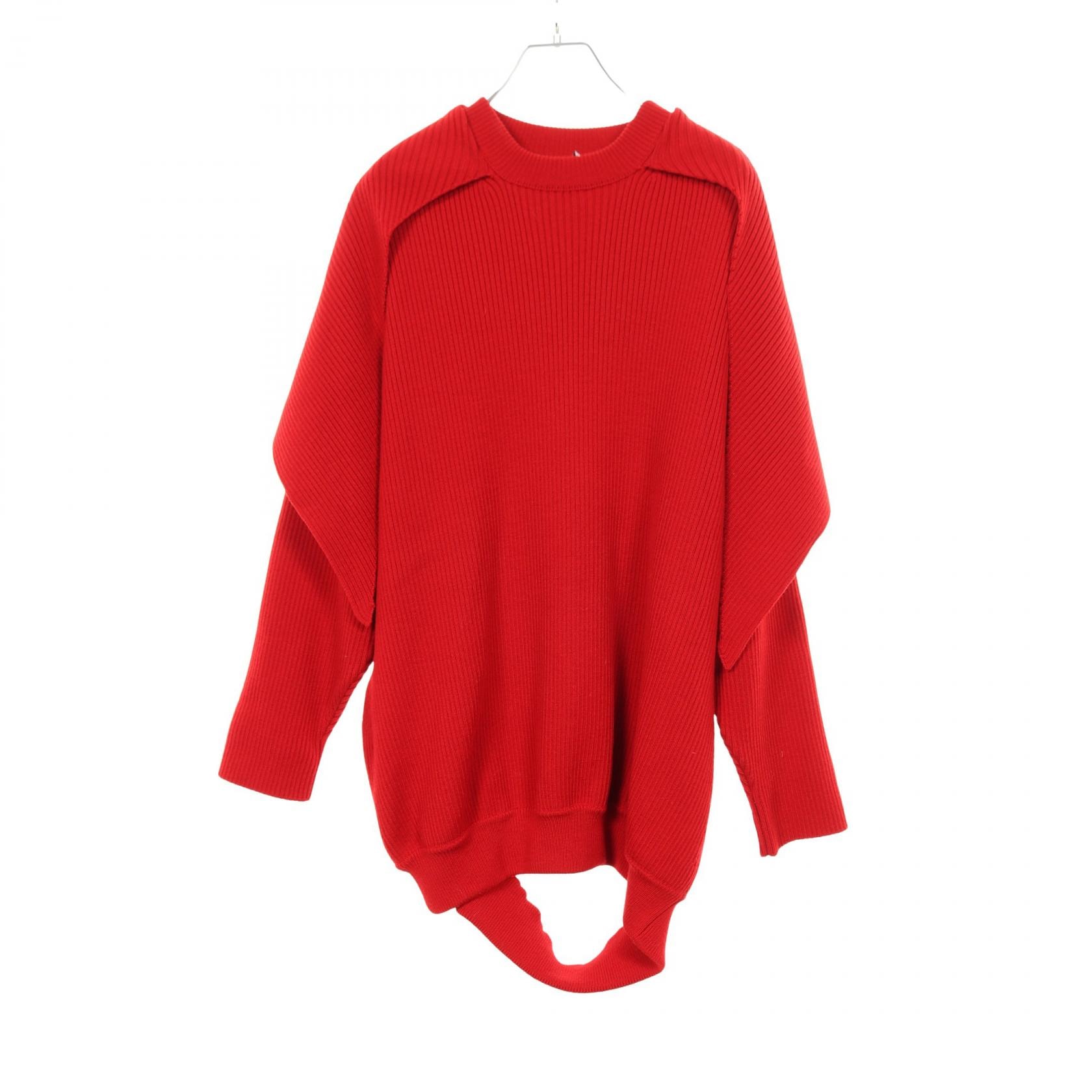 バレンシアガ BALENCIAGA ニット 衣料品 トップス ウール レディース レッド系 【中古】