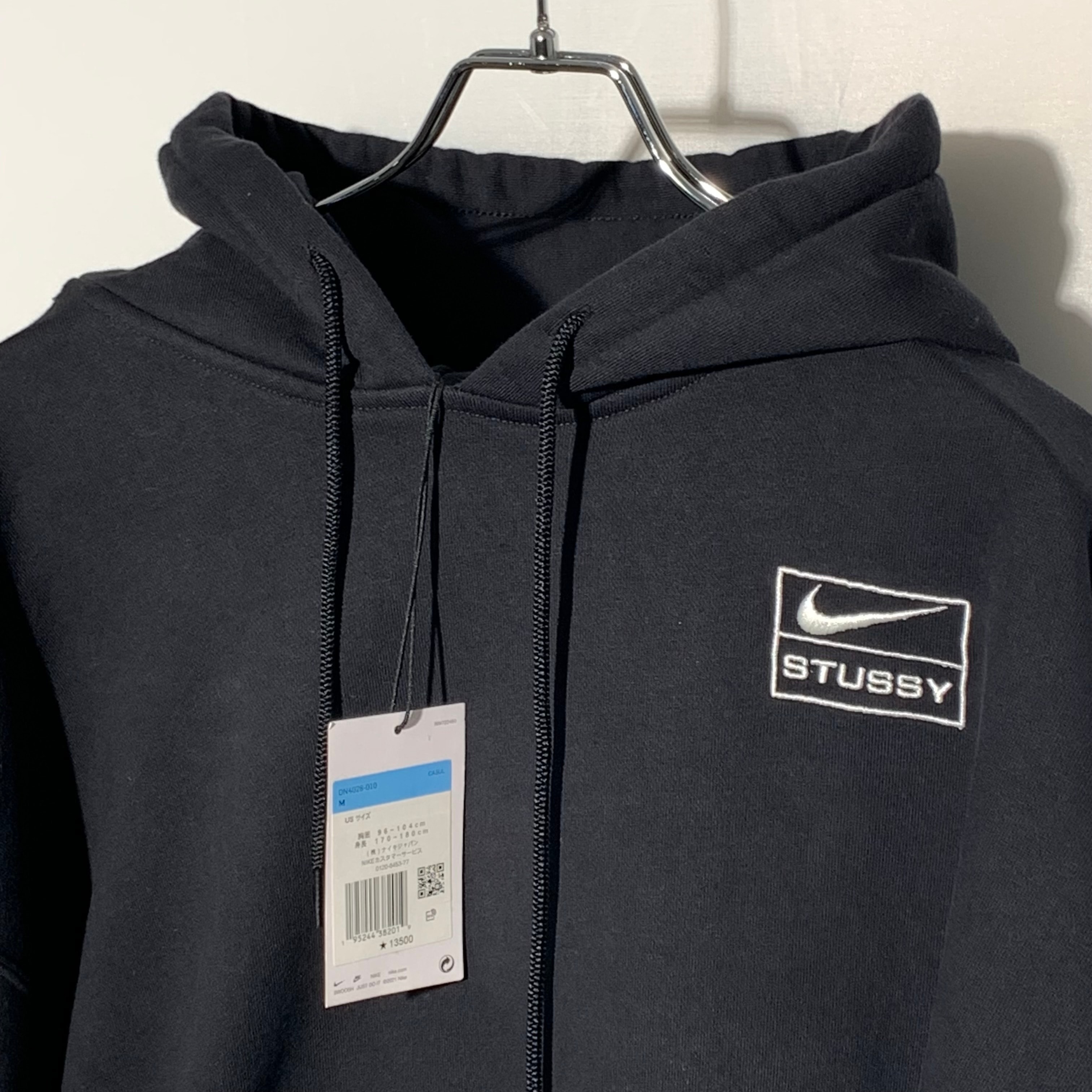Stussy × Nike NRG Washed Hoodie (US Size) "Black" DN4028-010