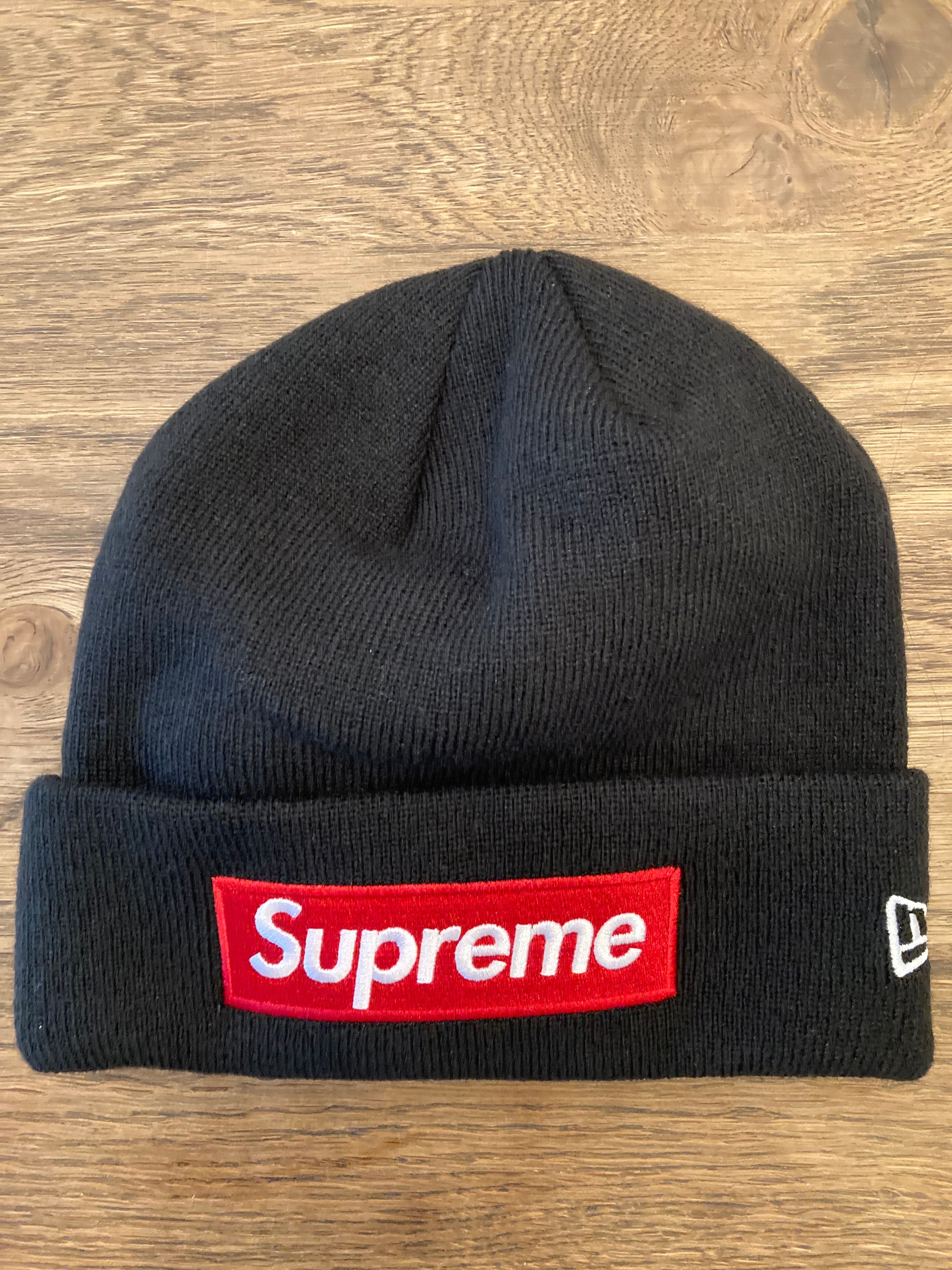 Supreme New Era Box Logo Beanie "Black"