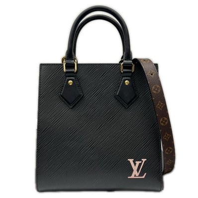 LOUIS VUITTON 極美品 ルイヴィトン サックプラBB エピ M20958 2way ハンドバッグ ショルダーバッグ レザー RFID確認済 ブラック ピンク ミニ トートバッグ LV ヴィトン Aランク 中古 鑑定済 ヴィトンバッグ