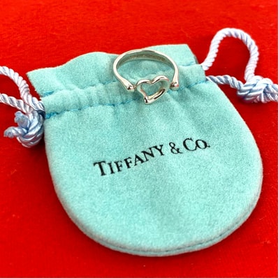 TIFFANY&Co. ティファニー オープン ハート リング シルバー925 リング・指輪 6号 シルバー
03385