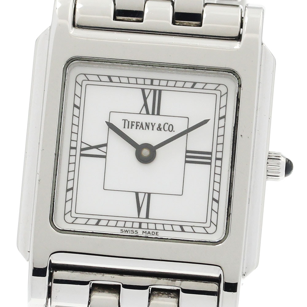 ティファニー クラシック スクエア  クォーツ レディース 【中古】