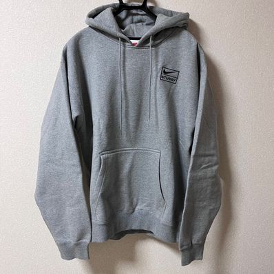 Stussy × Nike NRG Washed Hoodie (US Size) "Grey" DJ9488-063