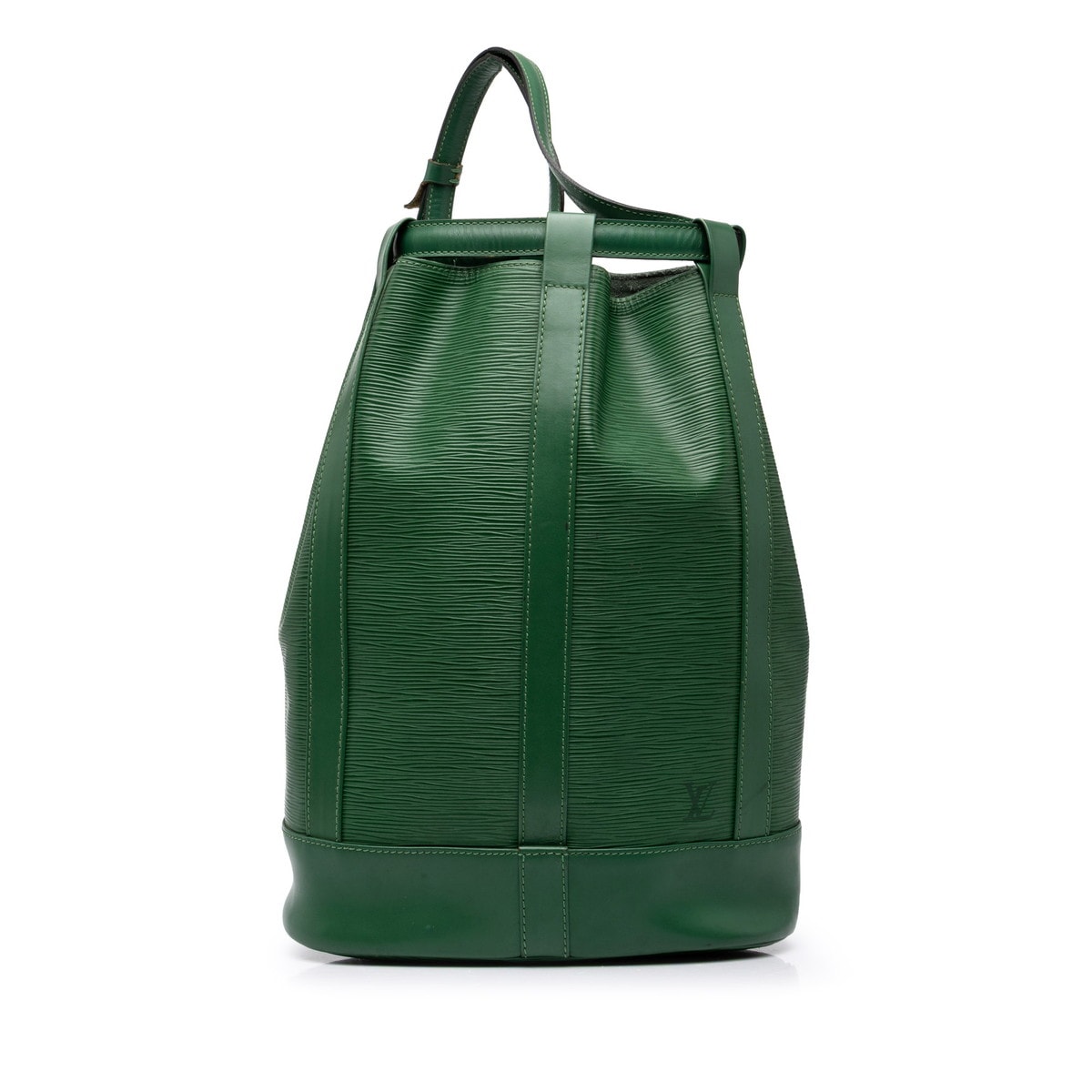 ルイ ヴィトン エピ ランドネPM ショルダーバッグ M52354 ボルネオグリーン レザー レディース LOUIS VUITTON 中古
