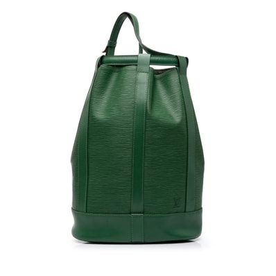 ルイ ヴィトン エピ ランドネPM ショルダーバッグ M52354 ボルネオグリーン レザー レディース LOUIS VUITTON 中古