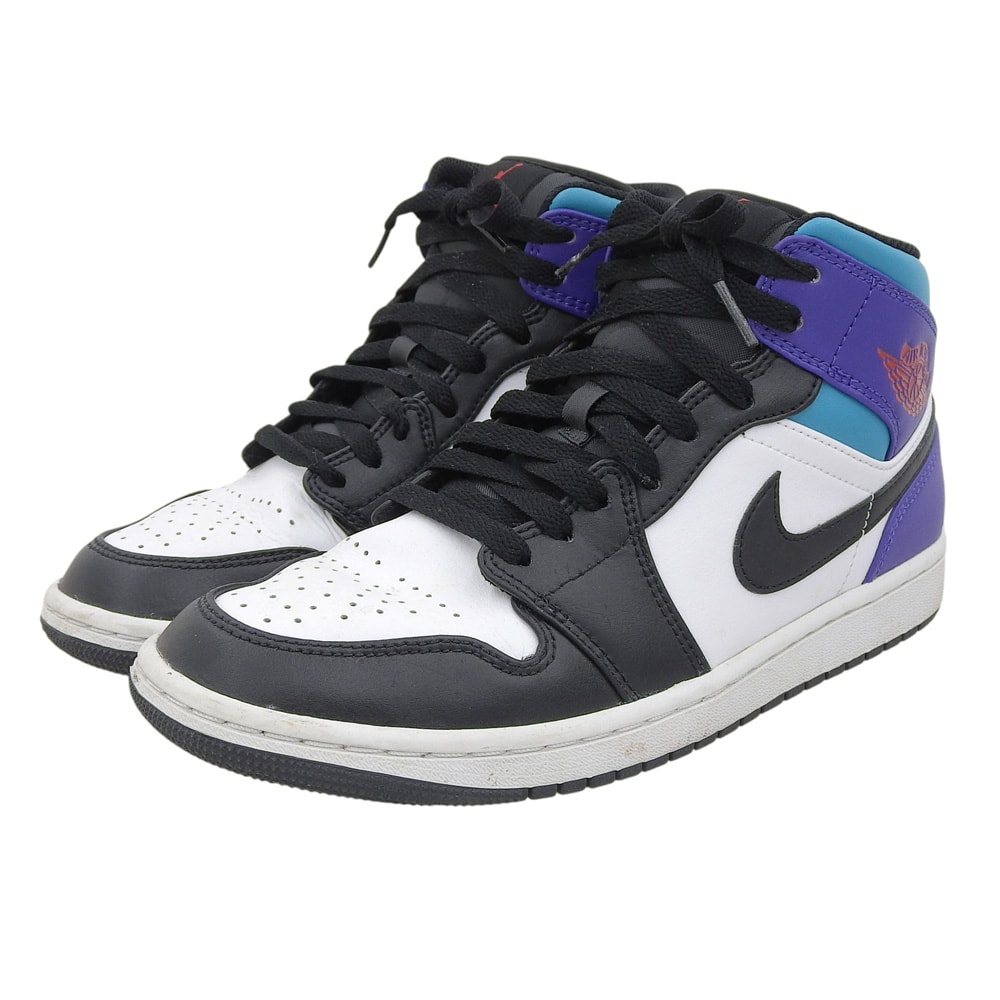 ナイキ Jordan 1 Mid "Bright Concord" シューズ レディース マルチカラー 25cm DQ8426-154 7(US)