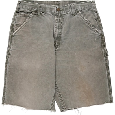 古着 カーハート Carhartt カットオフ ダック地ペインターショーツ ショートパンツ メンズw32相当/eaa620687