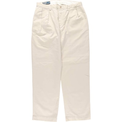 古着 ラルフローレン Ralph Lauren POLO by Ralph Lauren ツータック チノパンツ メンズw32相当/eaa477349