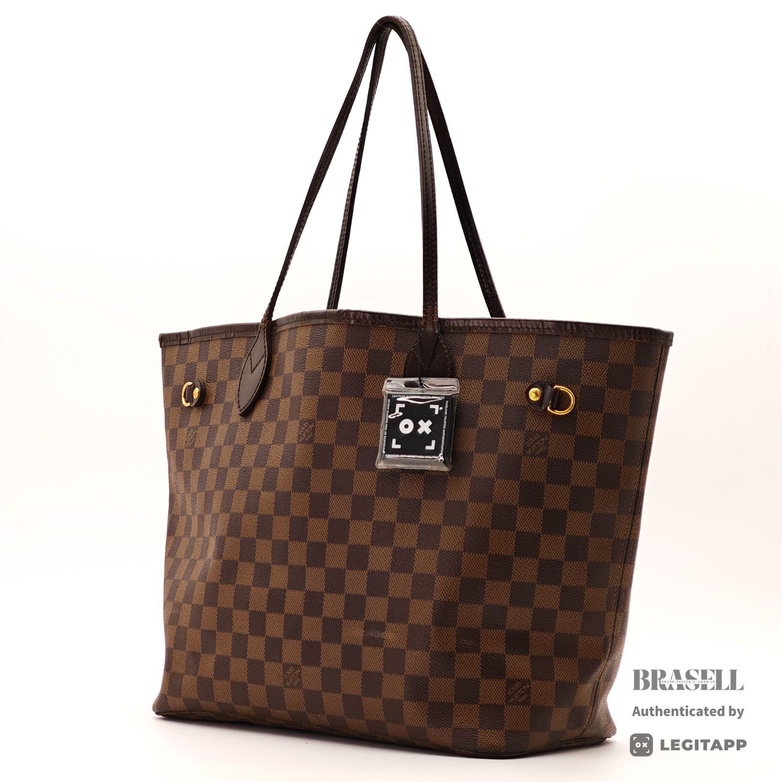 LOUIS VUITTON ルイ・ヴィトン ネヴァーフルMM ダミエ ネヴァーフルMM N51105 AR1078 トートバッグ Damier Ebene Leather Brown レディース