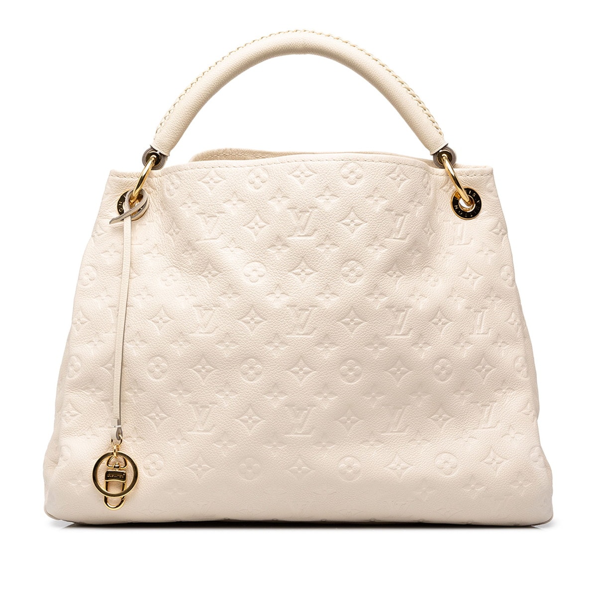 ルイ ヴィトン モノグラムアンプラント アーツィーMM ワンショルダー M93449 ネージュ ホワイト レザー レディース LOUIS VUITTON 中古