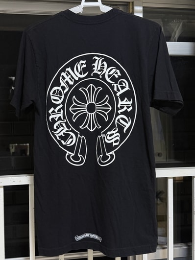 Chrome Hearts Horse Shoe Logo Pocket T-Shirt "Black"