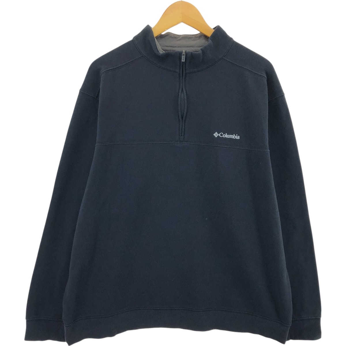 古着 コロンビア Columbia ハーフジップスウェットシャツ トレーナー メンズXL相当/eaa404096