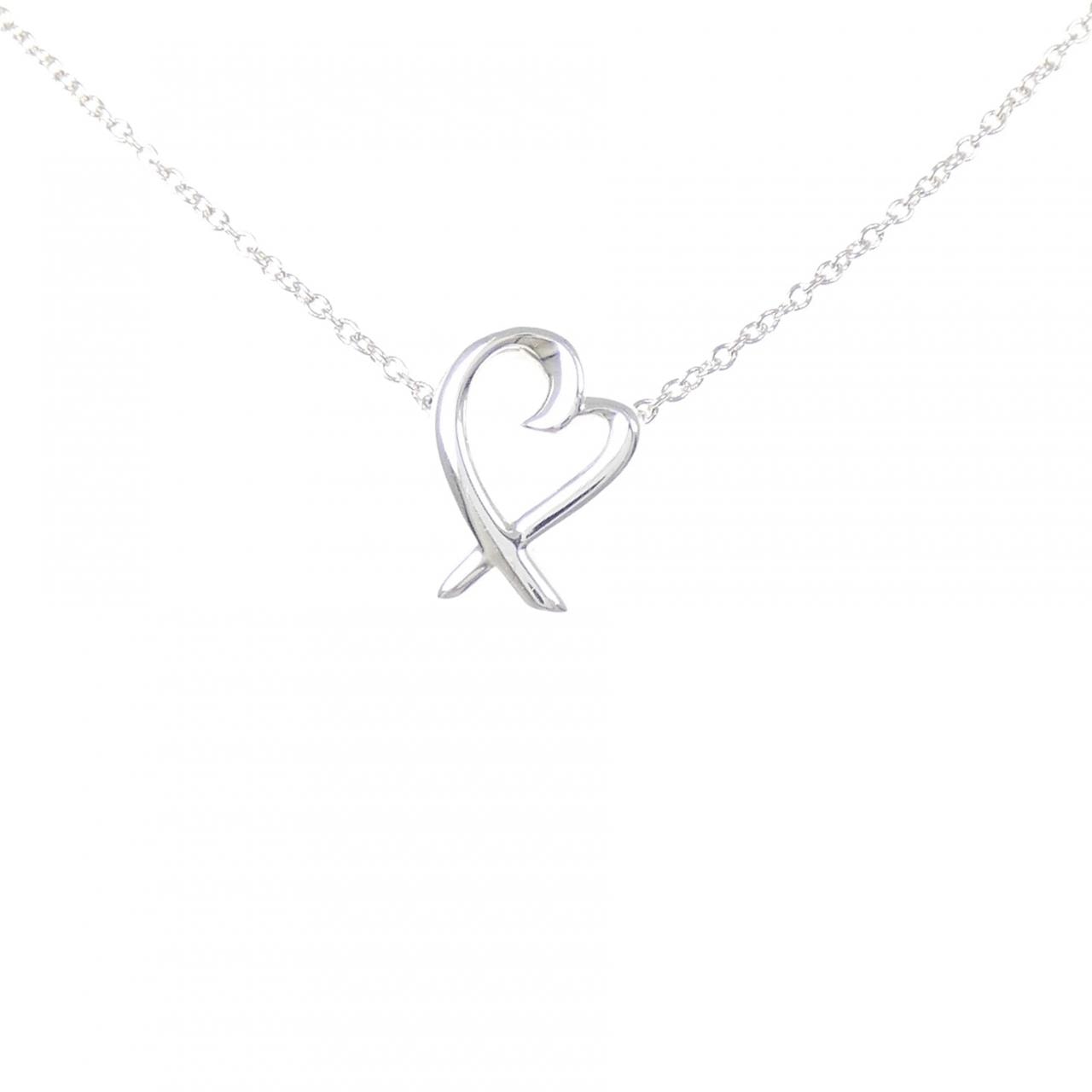 ティファニー ラビングハート ミニ ネックレス