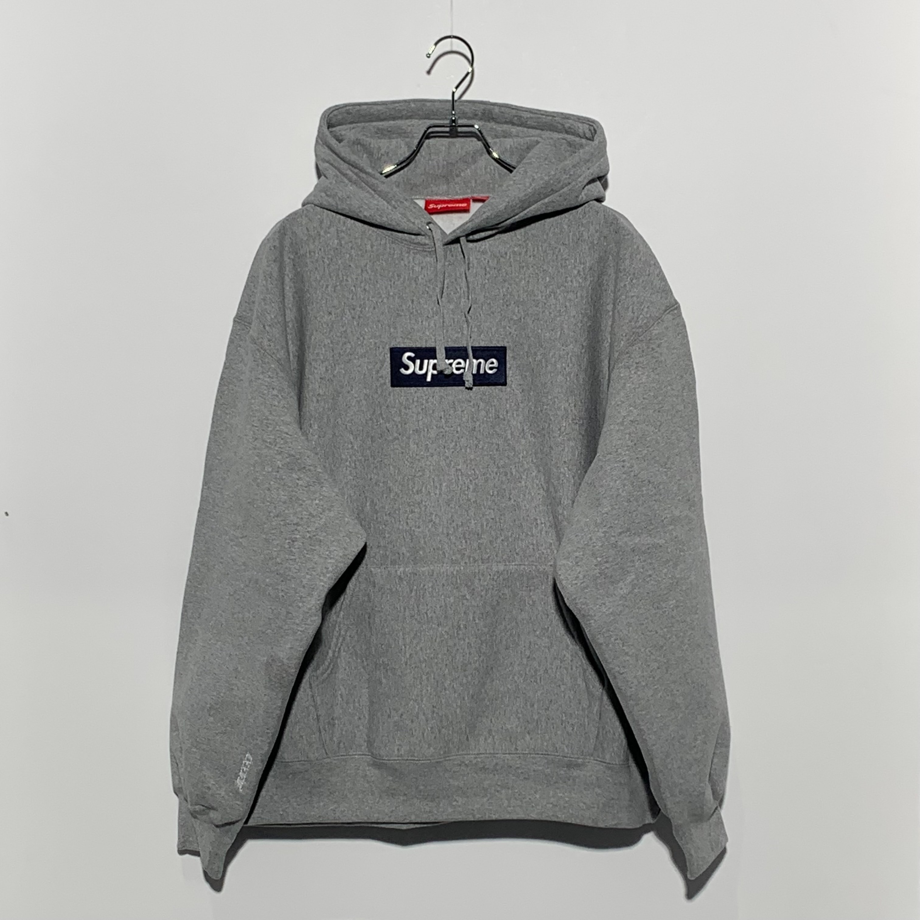 Supreme Box Logo Hooded Sweatshirt (25FW) "Heather Grey"