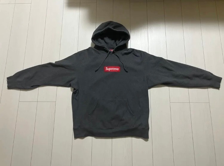 Supreme Box Logo Hooded Sweatshirt "Charcoal" (21FW)