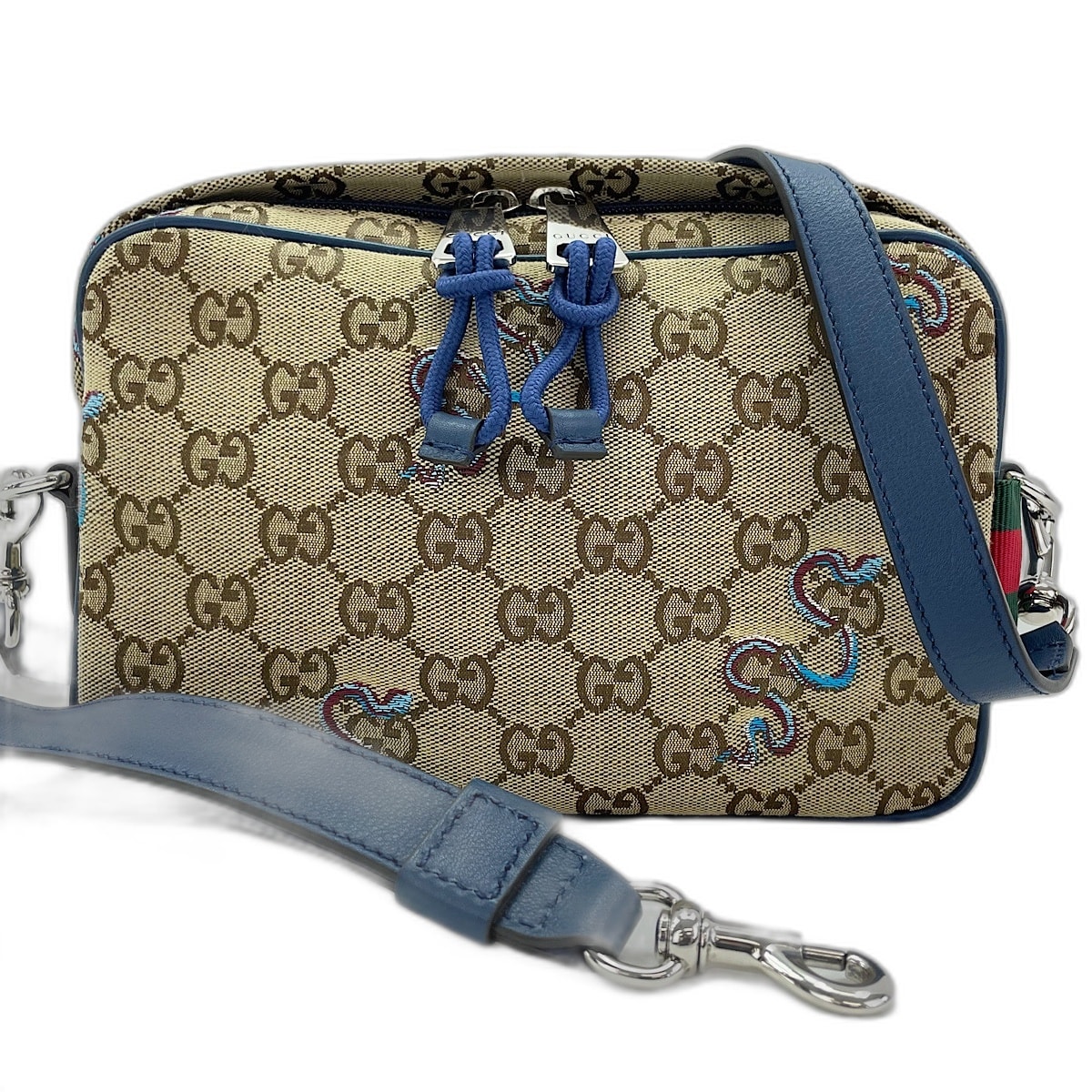 グッチ GUCCI スネーク刺繍 2WAY ショルダーバッグ【中古】