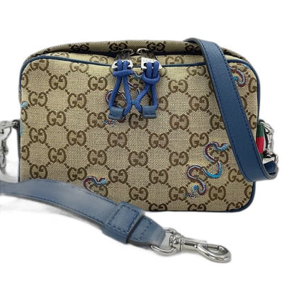 グッチ GUCCI スネーク刺繍 2WAY ショルダーバッグ【中古】