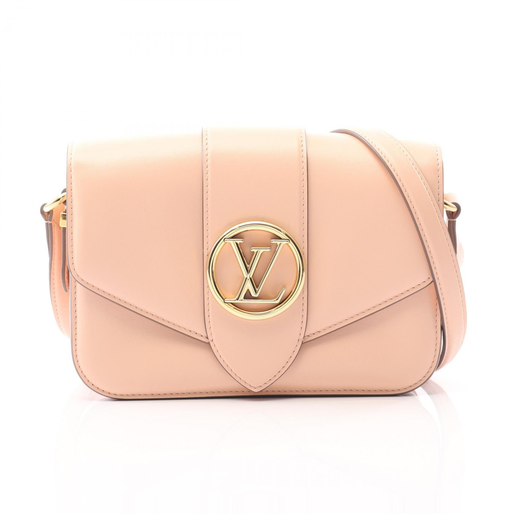 ルイ・ヴィトン LOUIS VUITTON LV PONT 9 LVポンヌフ ショルダーバッグ バッグ レザー カーフ レディース ピンク系 M57325 【中古】